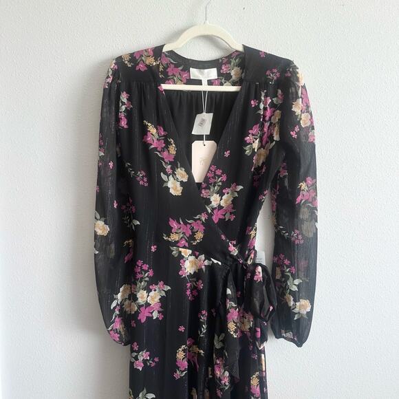 NWT WAYF Meryl Floral Wrap Dress Size XS - Picture 7 of 10